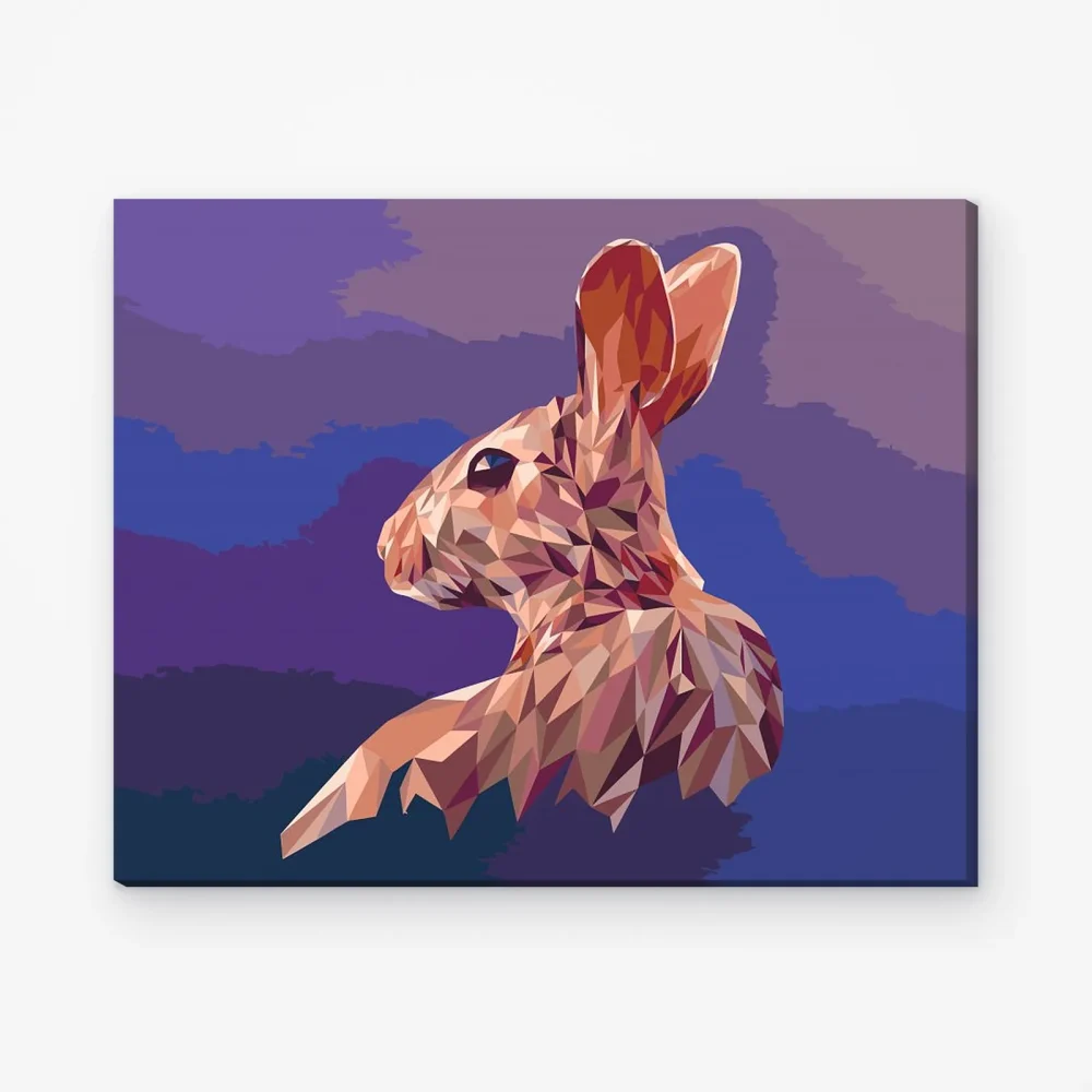 Pintar por Números - Conejo vector