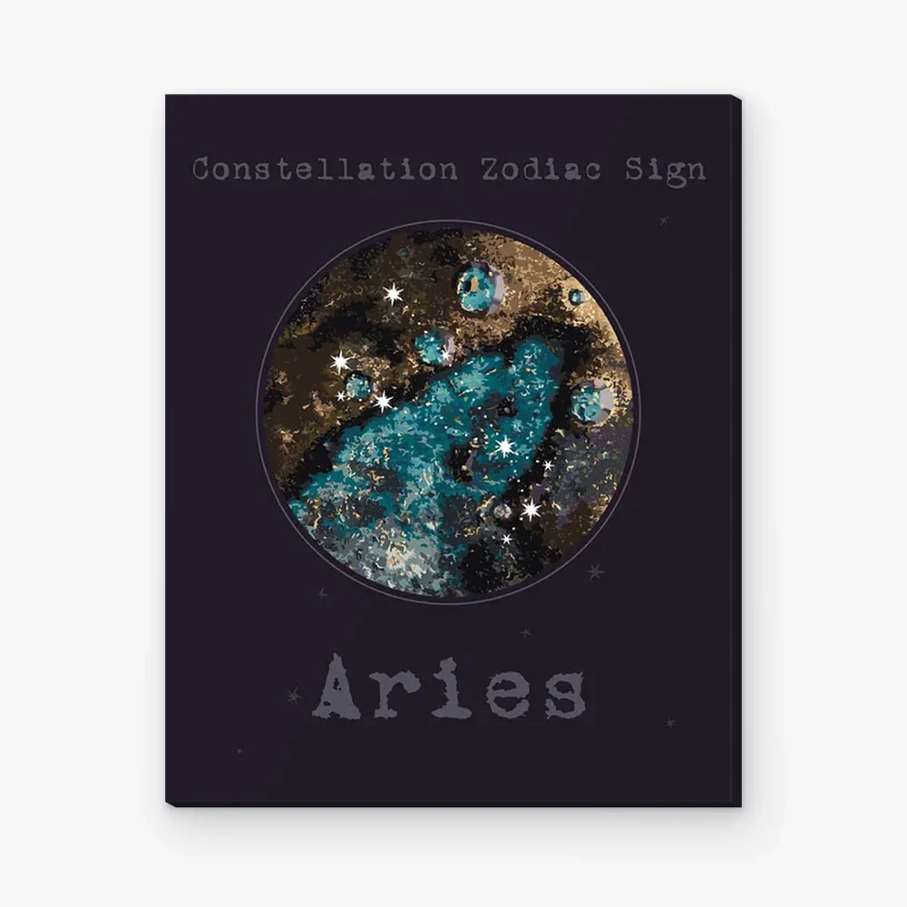 Pintar por Números - Constelación - Aries - Viudo