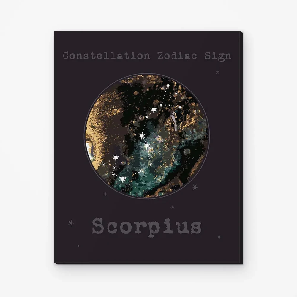 Pintar por Números - Constelación - Escorpio