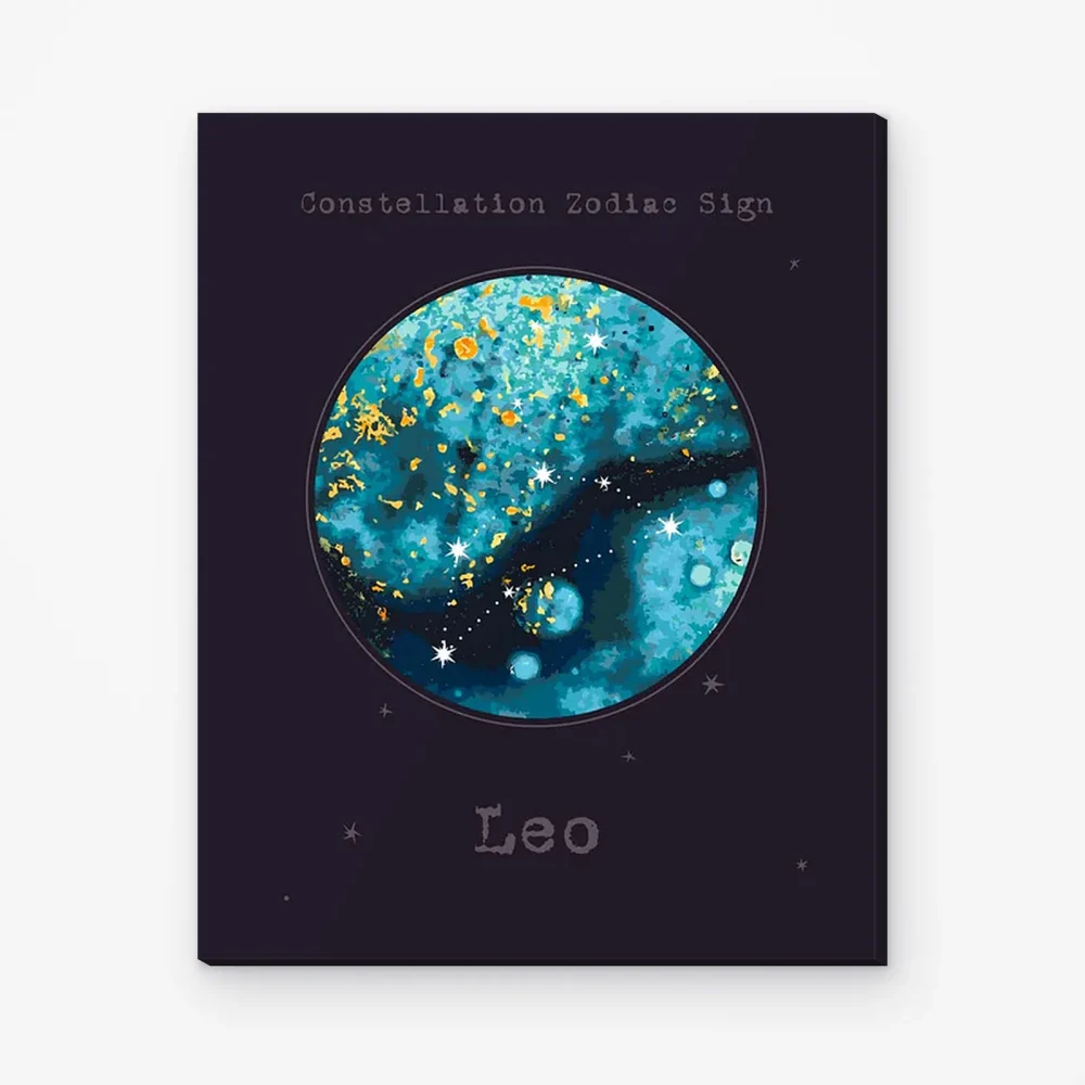 Pintar por Números - Constelación - Leo