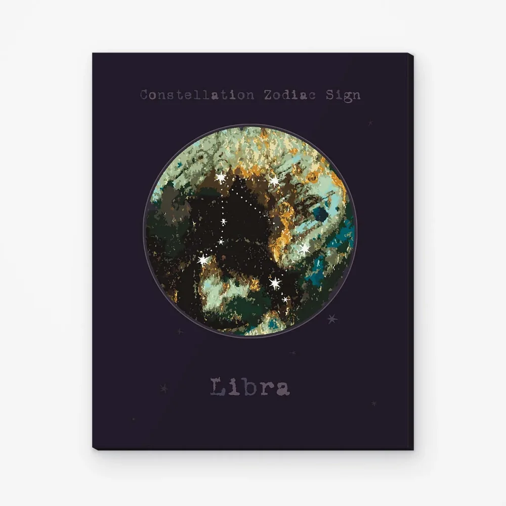 Pintar por Números - Constelación - Libra - Waage