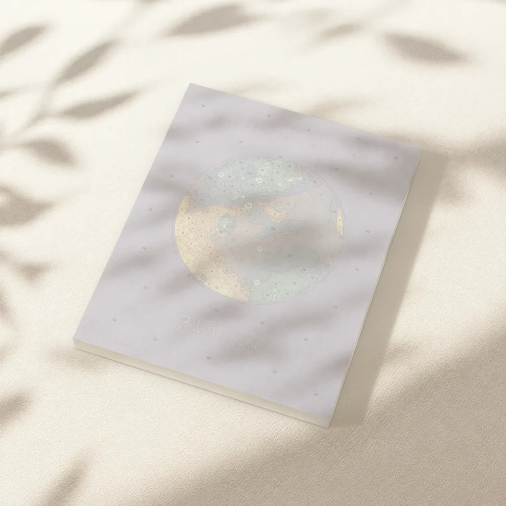 Pintar por Números - Constelación - Piscis