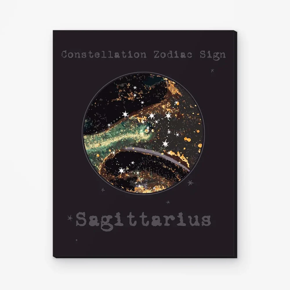 Pintar por Números - Constelación - Sagitario