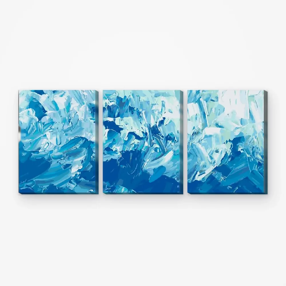 Pintar por Números - Cristales de hielo (juego de 3)