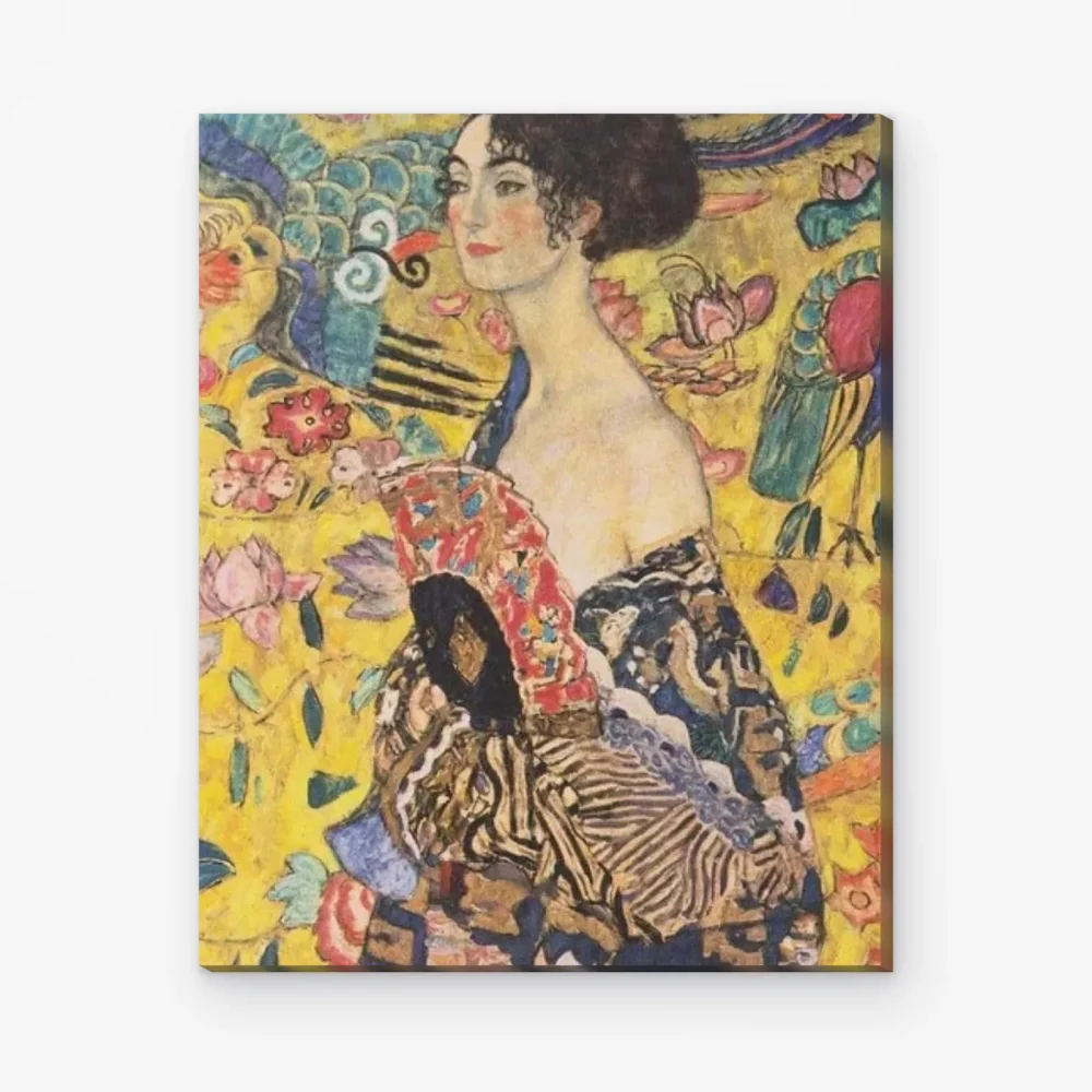 Pintar por Números - Dama con abanico