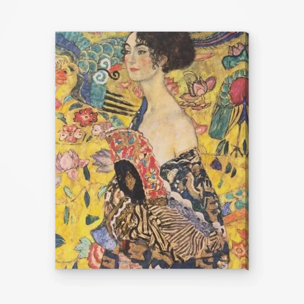 Pintar por Números - Dama con abanico
