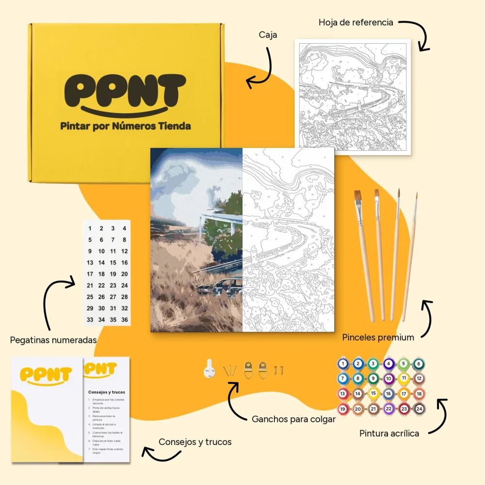 Pintar por Números - Dondequiera que nuestros pies nos lleven