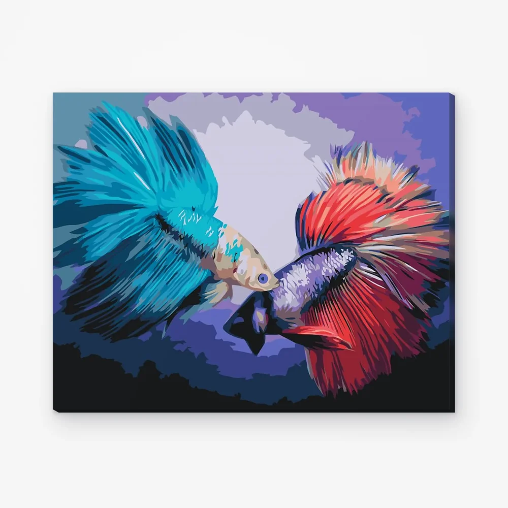 Pintar por Números - Dos peces