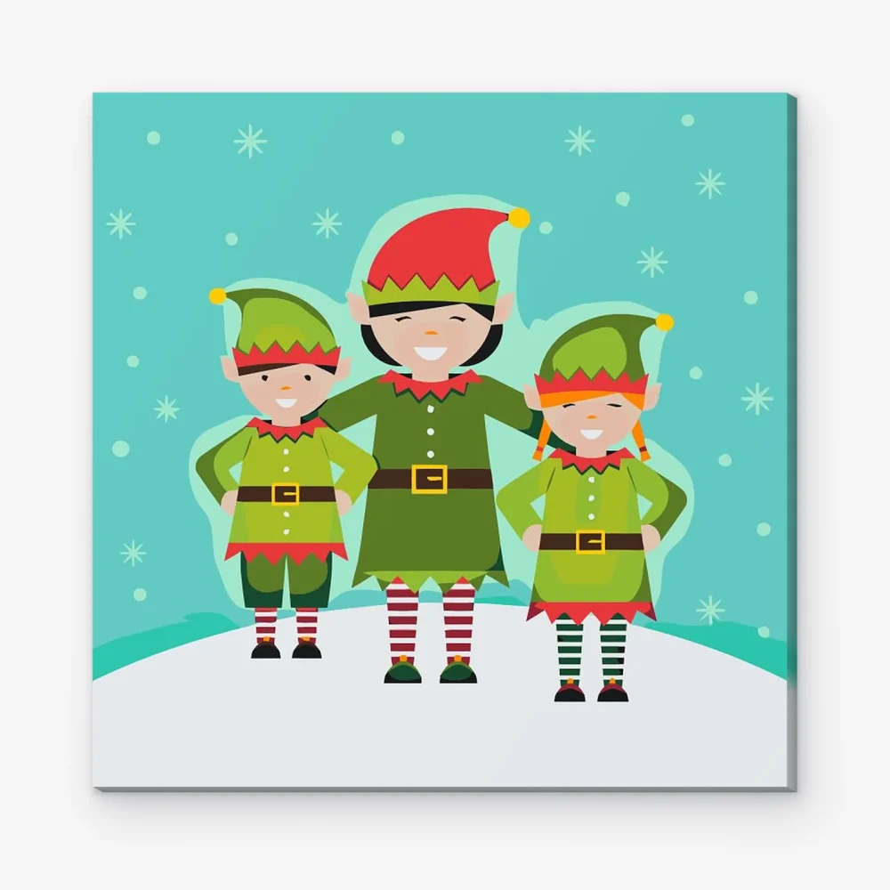 Pintar por Números - Duendes navideños