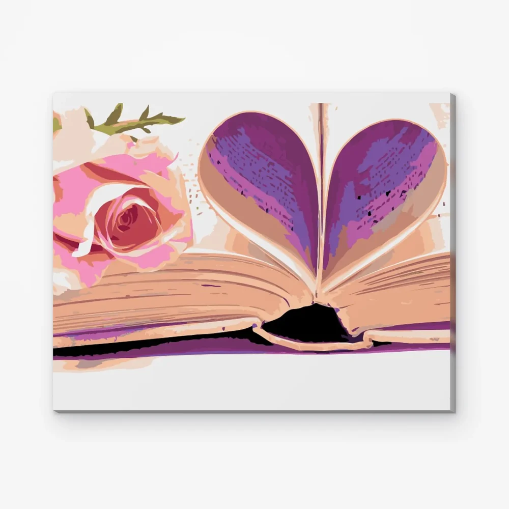 Pintar por Números - El libro enamorado