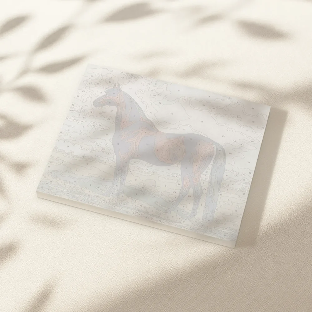 Pintar por Números - El majestuoso caballo