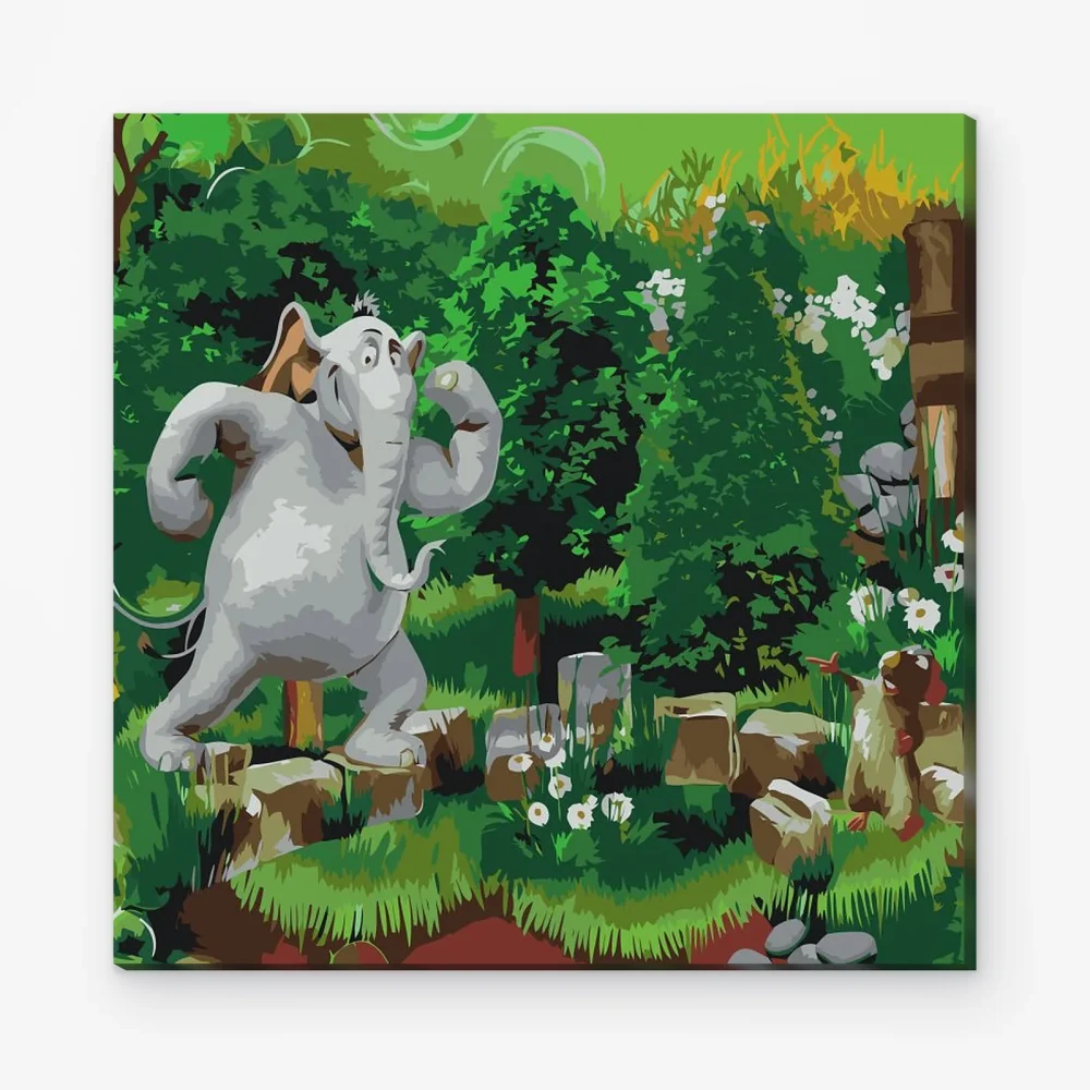 Pintar por Números - Elefante Horton