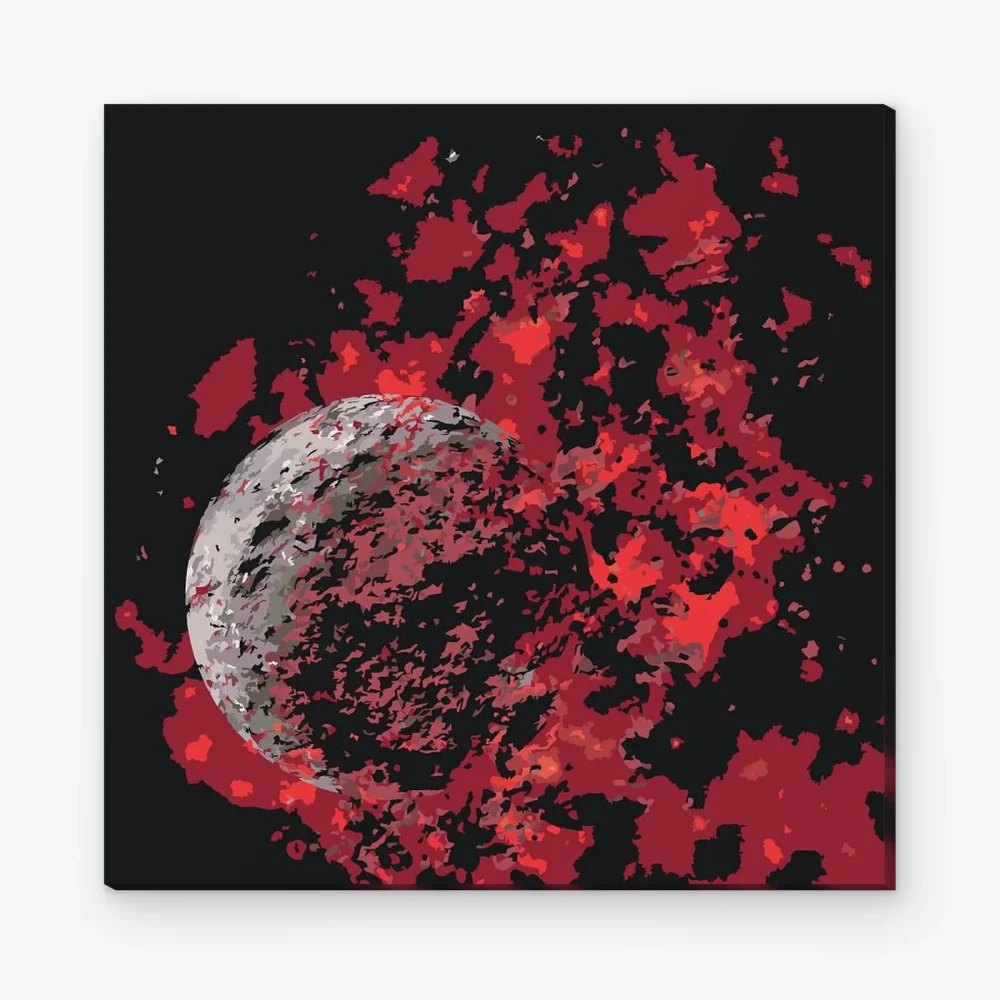 Pintar por Números - Explosión planetaria