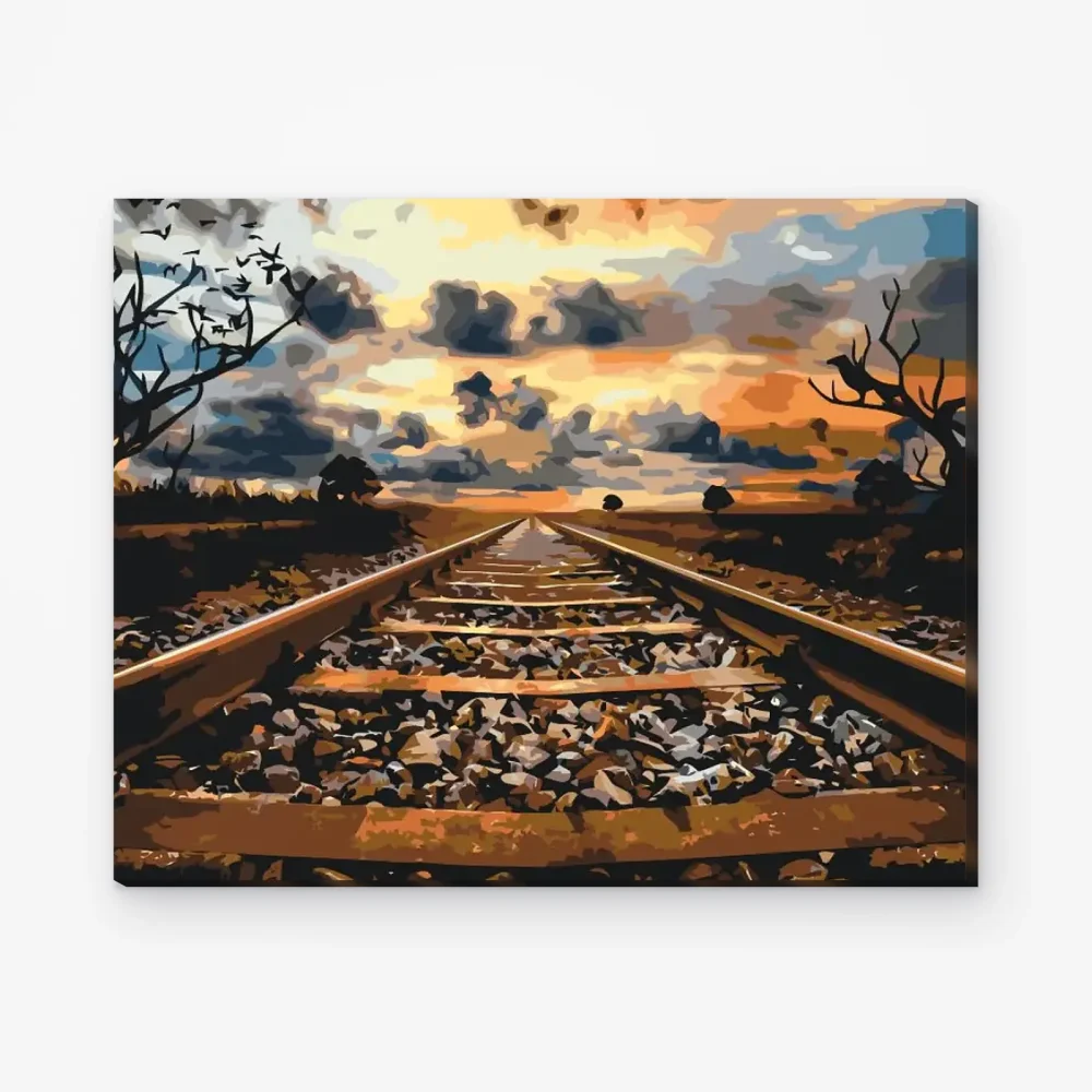 Pintar por Números - Ferrocarril