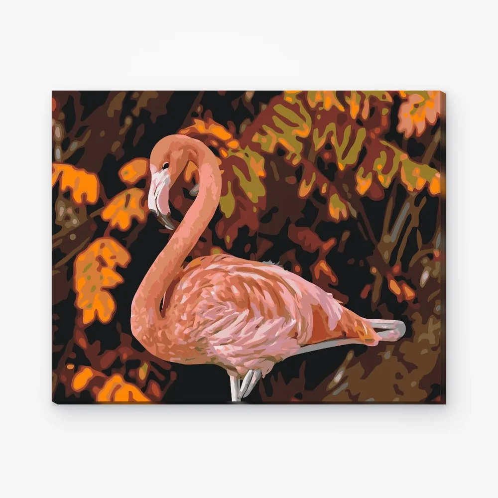 Pintar por Números - Flamenco en la naturaleza