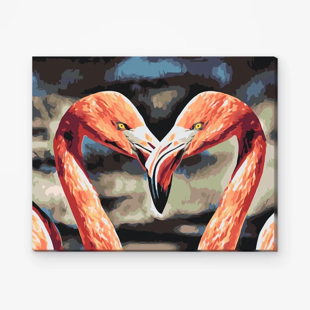 Pintar por Números - Flamencos