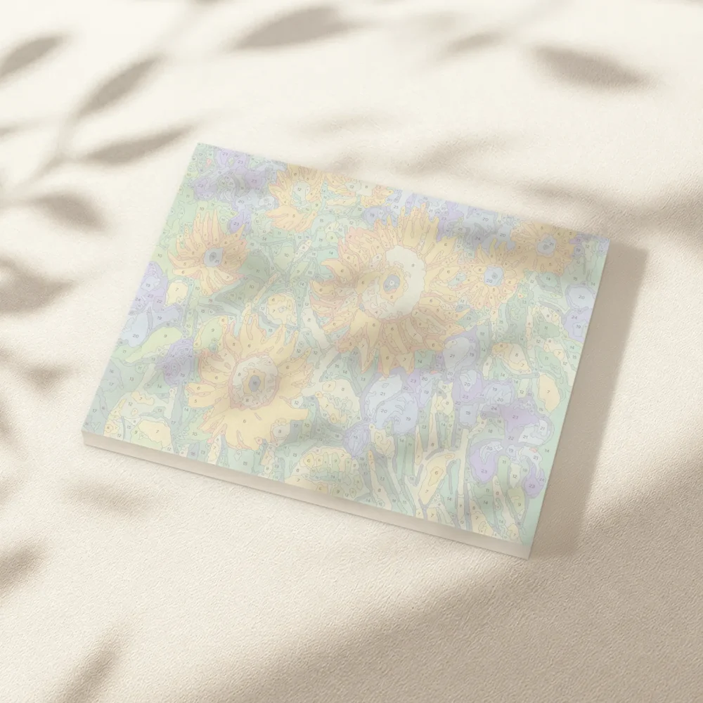 Pintar por Números - Flores de Van Gogh