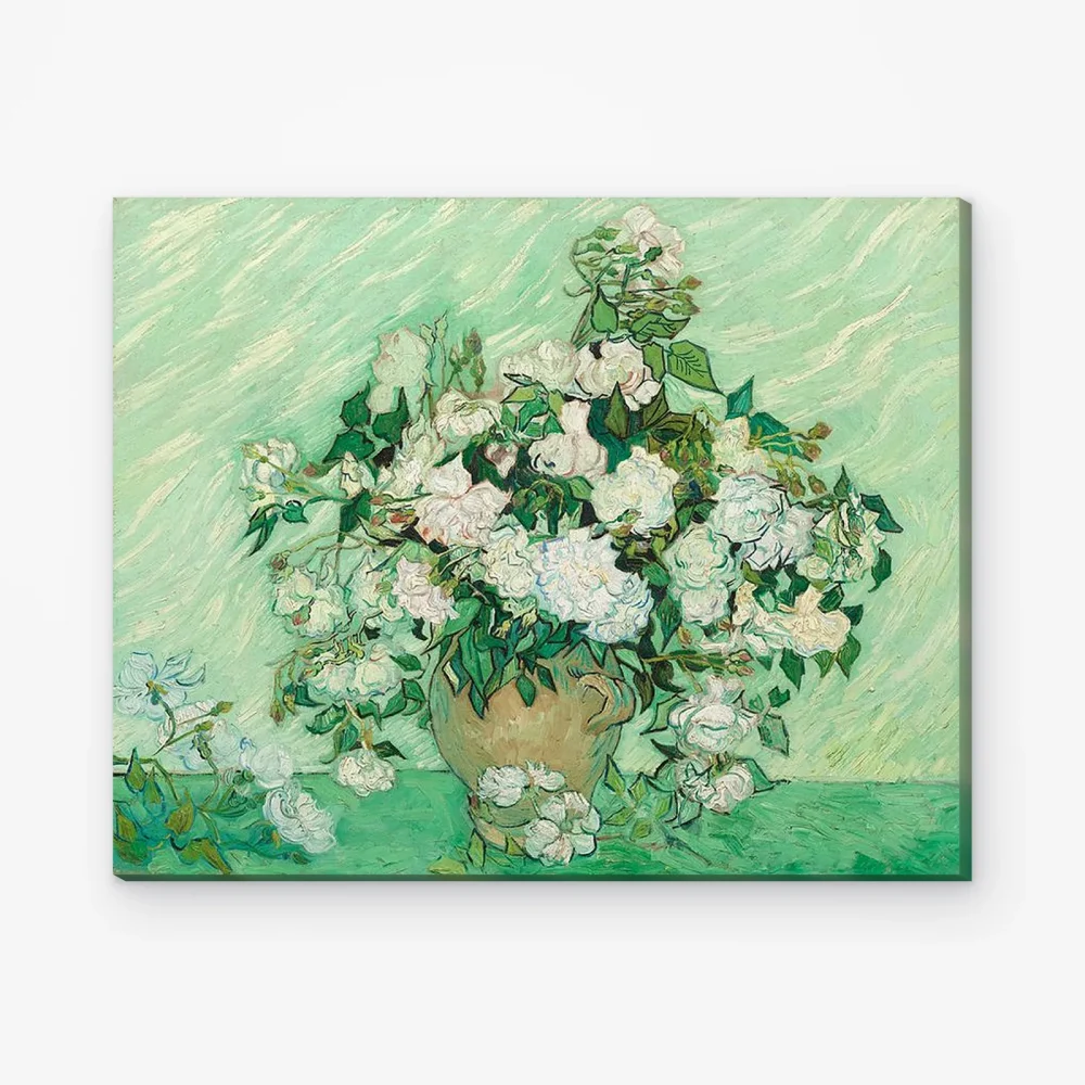 Pintar por Números - Flores en la papelera Van Gogh