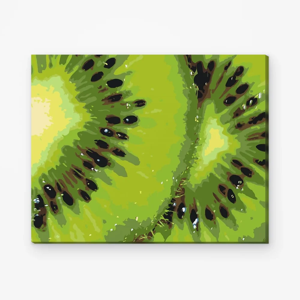 Pintar por Números - Fondo kiwi
