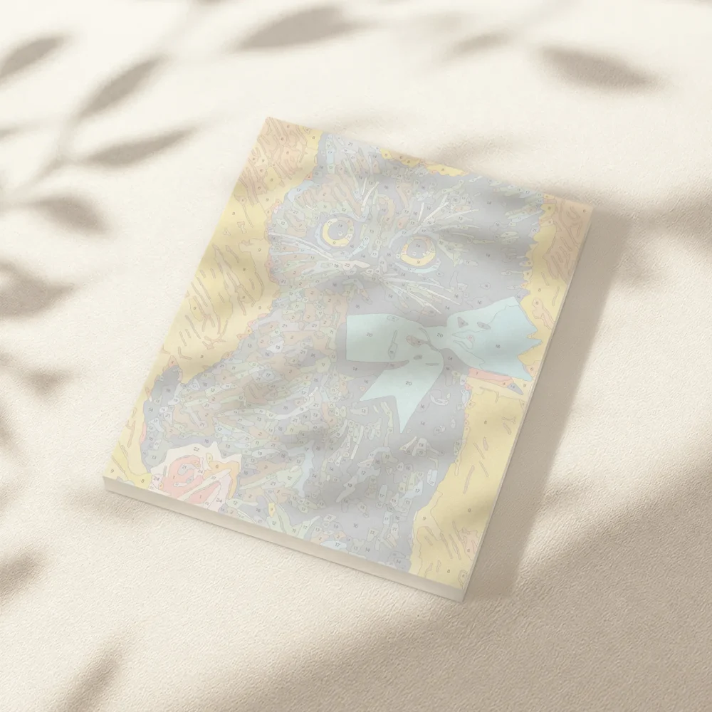 Pintar por Números - Gatito con lazo