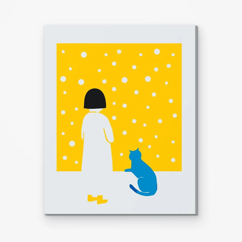 Pintar por Números - Gato azul