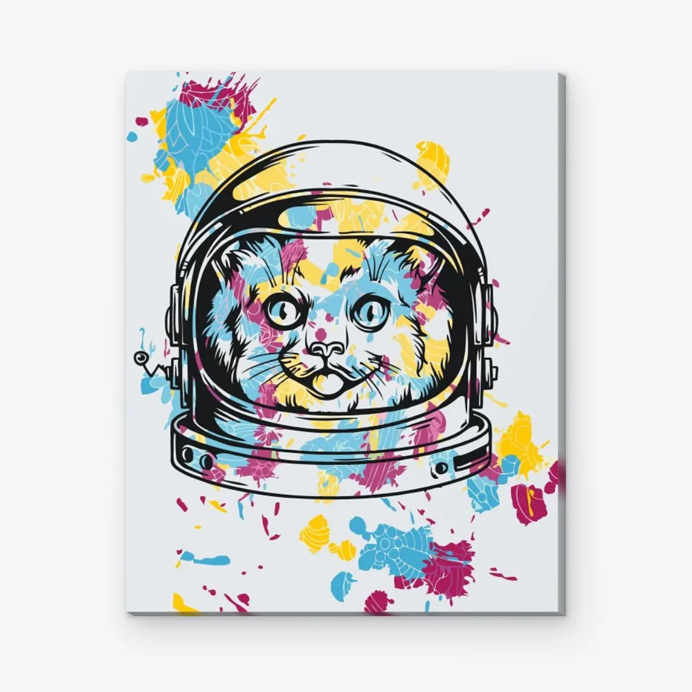Pintar por Números - Gato de la NASA