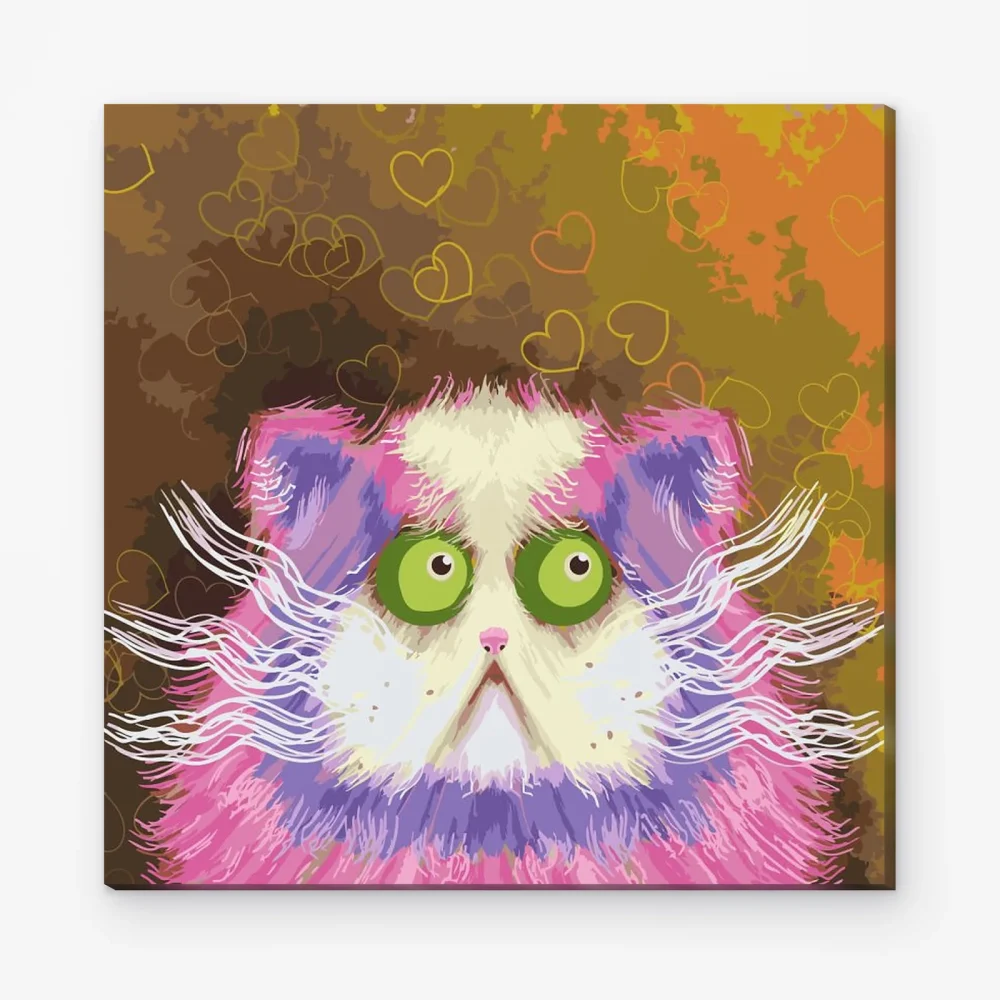 Pintar por Números - Gato somnoliento