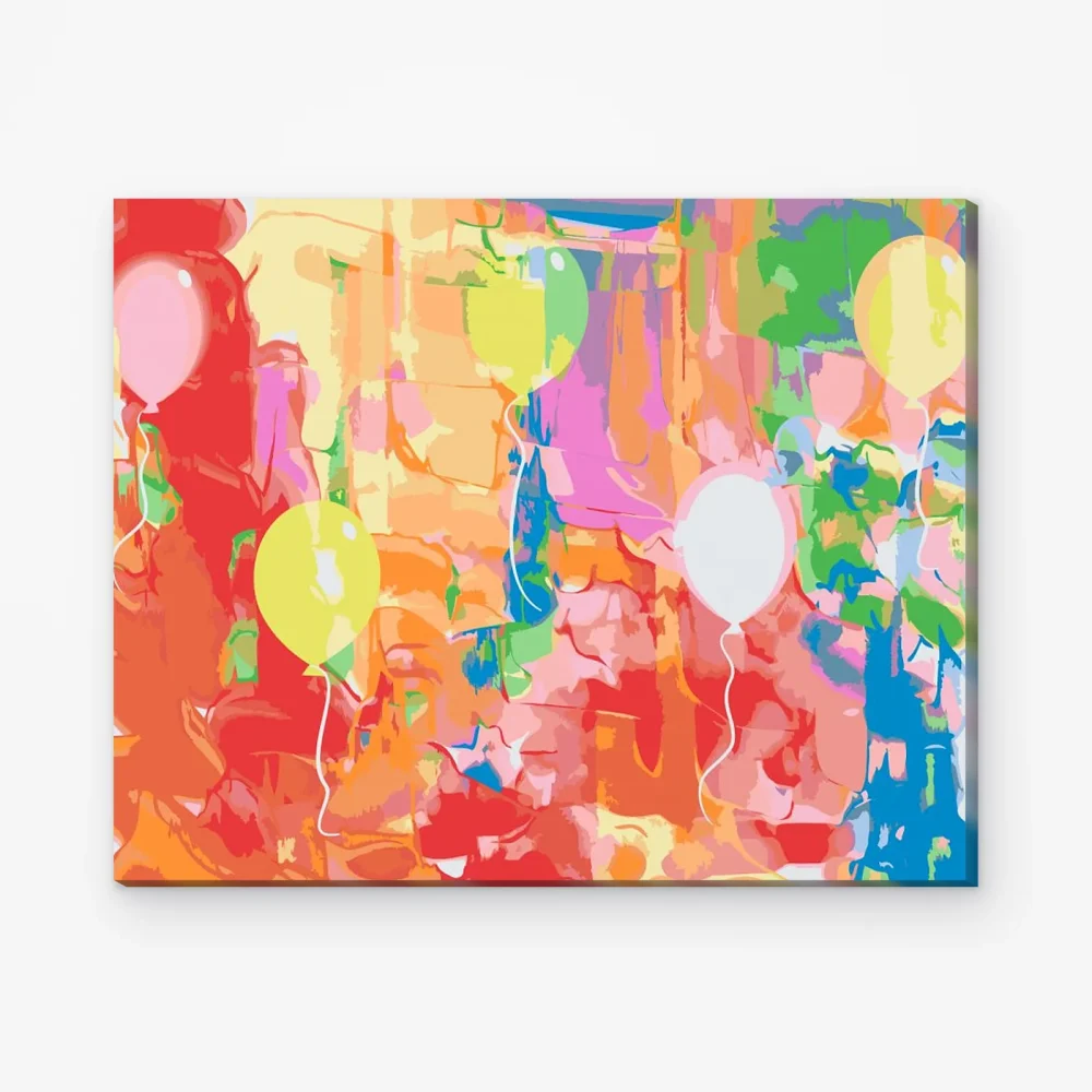 Pintar por Números - Globos abstractos