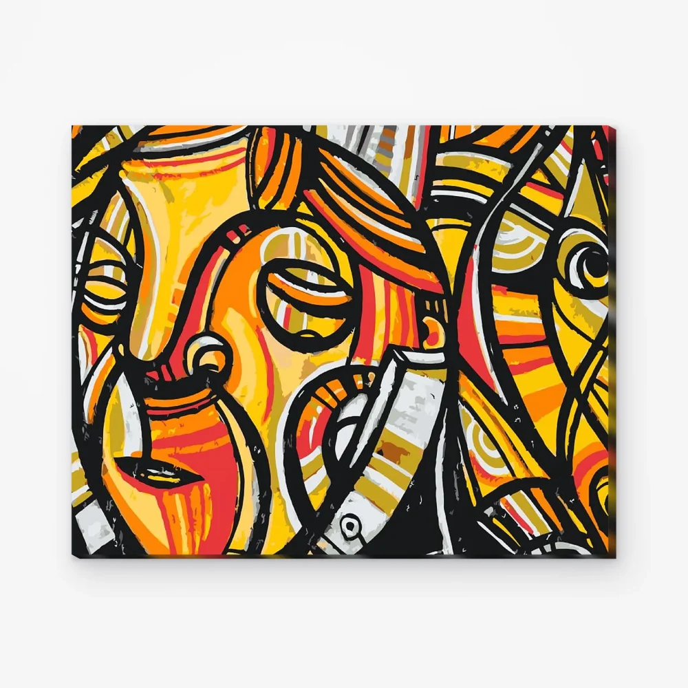 Pintar por Números - Graffity rostro femenino