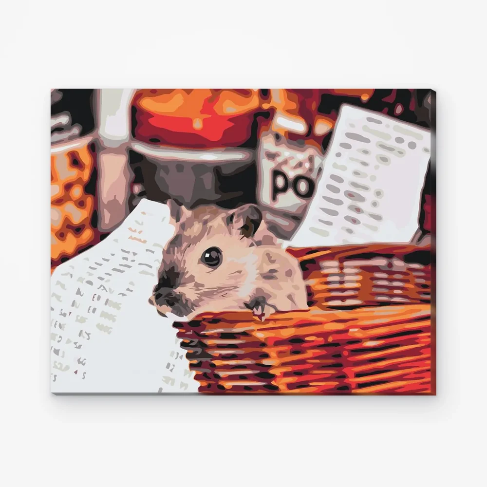 Pintar por Números - Hámster de compras