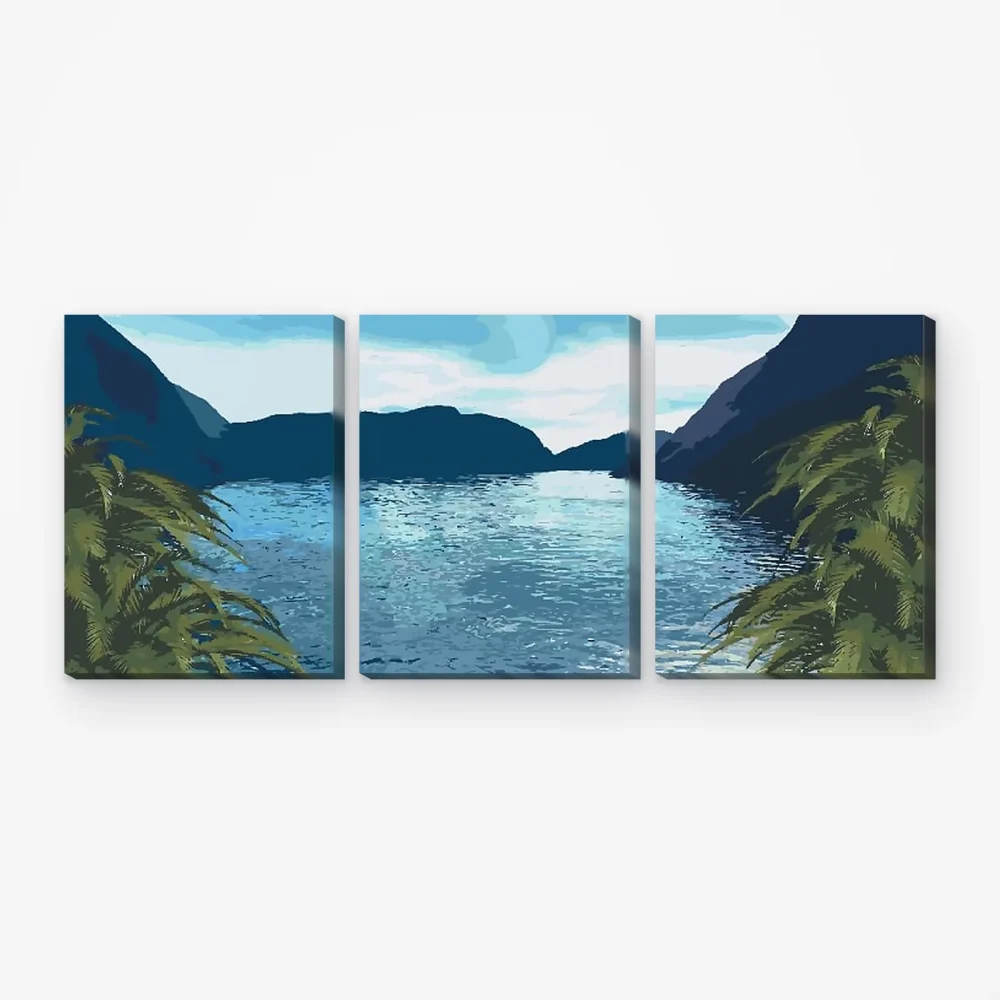 Pintar por Números - Lagoon Bay (juego de 3)