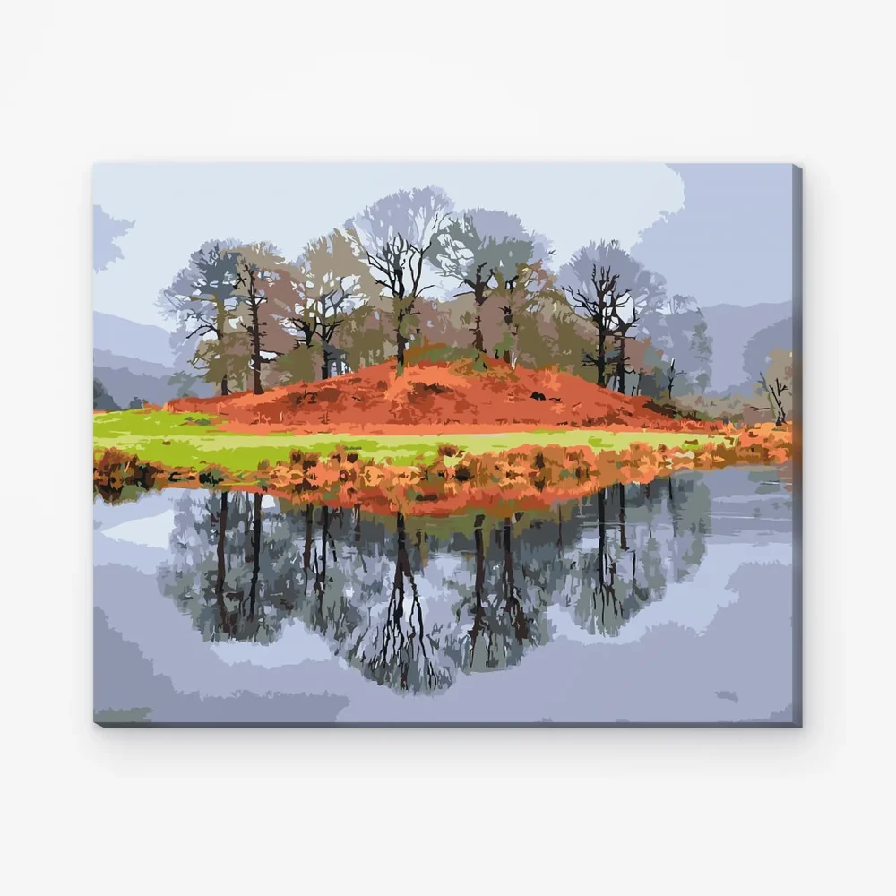 Pintar por Números - Lake District Cumbria Reino Unido