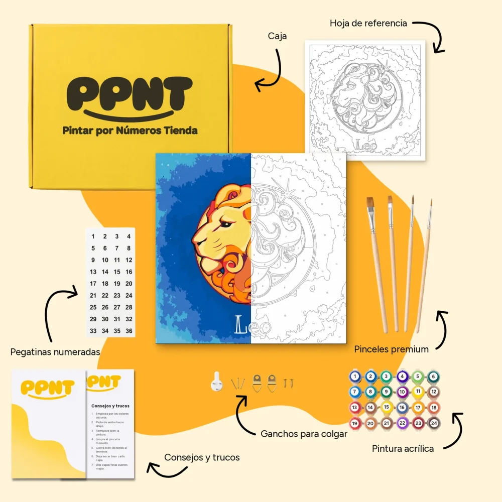 Pintar por Números - Leo/León