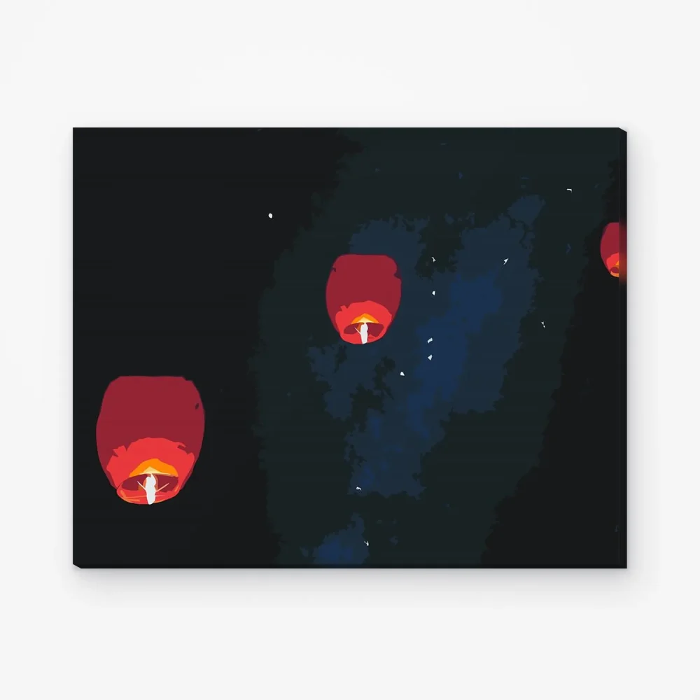 Pintar por Números - Linternas de la suerte