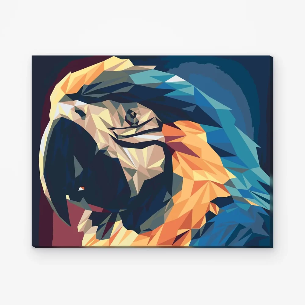 Pintar por Números - Loro Ara 2