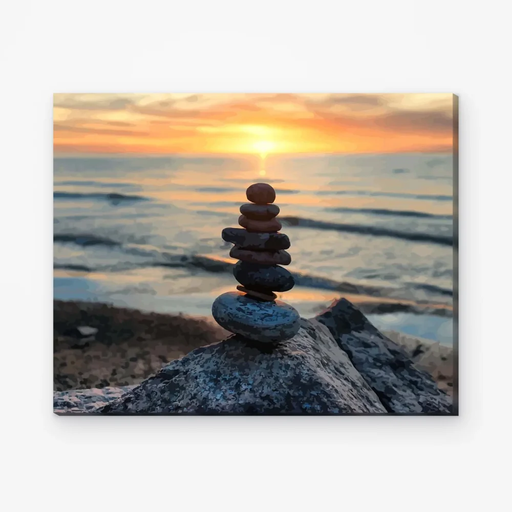 Pintar por Números - Mar Báltico - Piedras