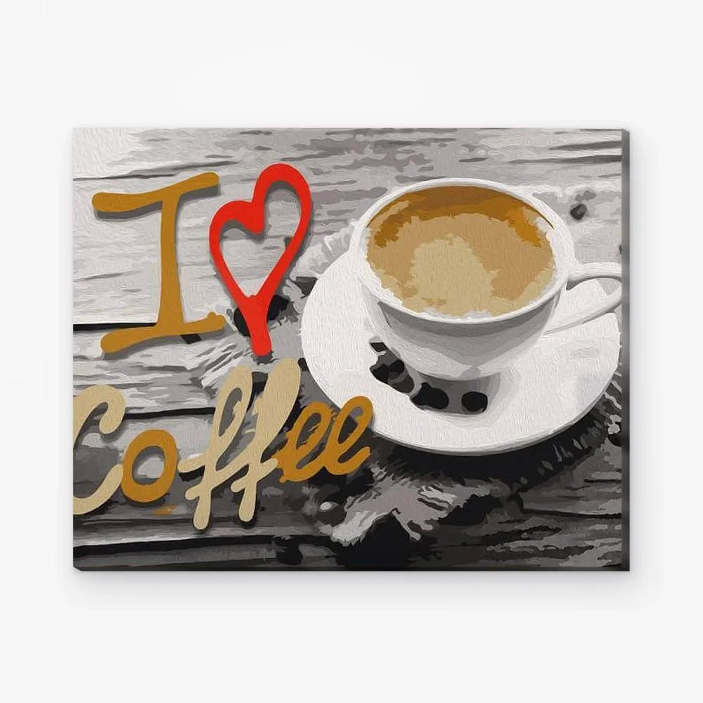 Pintar por Números - Me encanta el café
