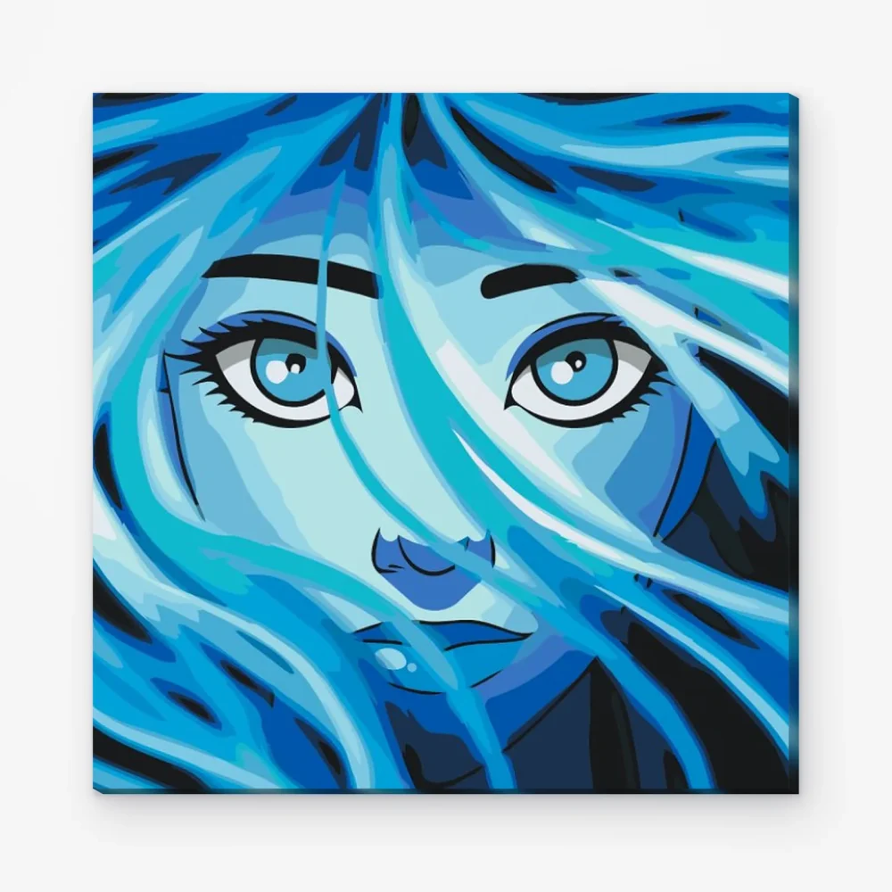 Pintar por Números - Modrá víla