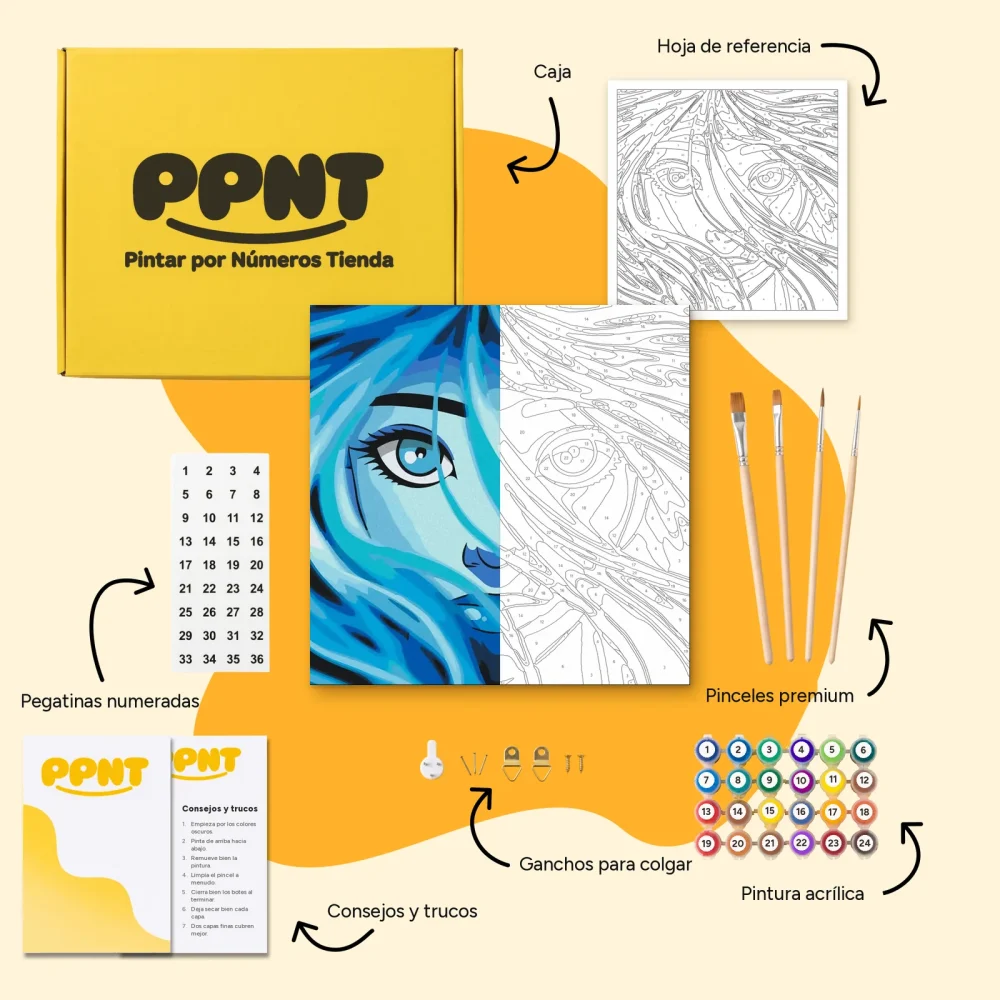 Pintar por Números - Modrá víla