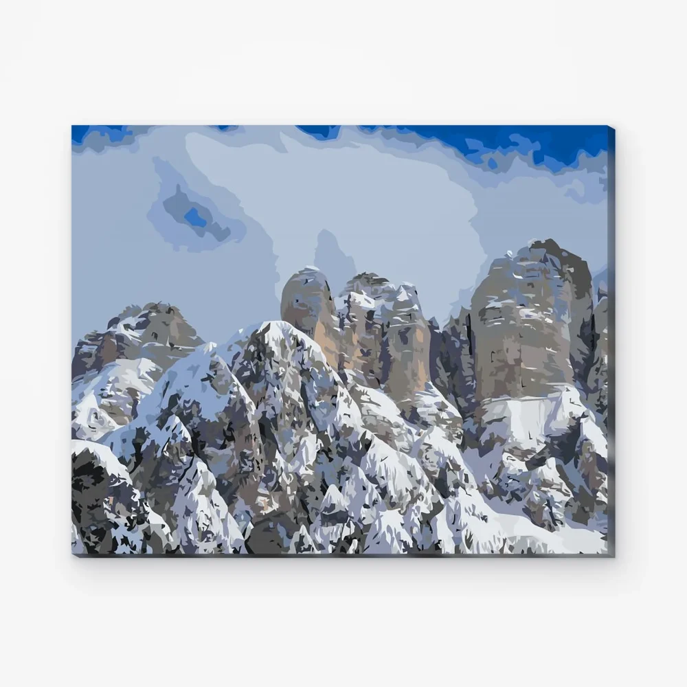 Pintar por Números - Monte Civetta, Dolomitas