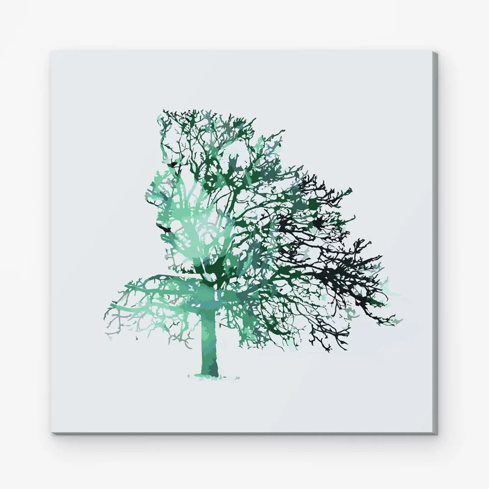 Pintar por Números - Mujer árbol