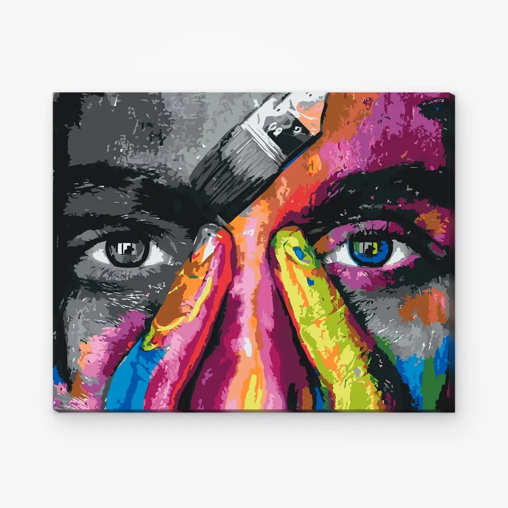 Pintar por Números - Mujer con dos caras