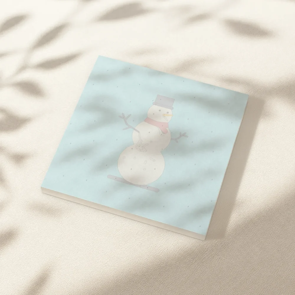Pintar por Números - Muñeco de nieve abandonado