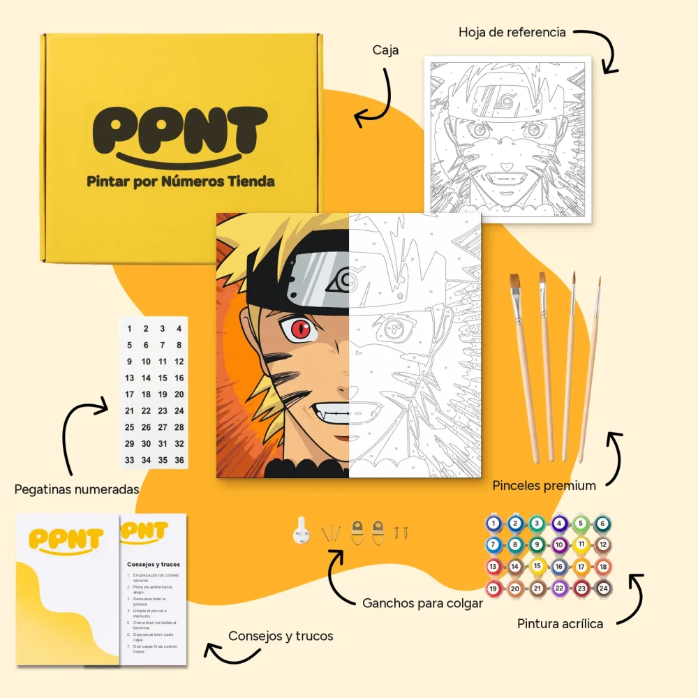 Pintar por Números - Naruto