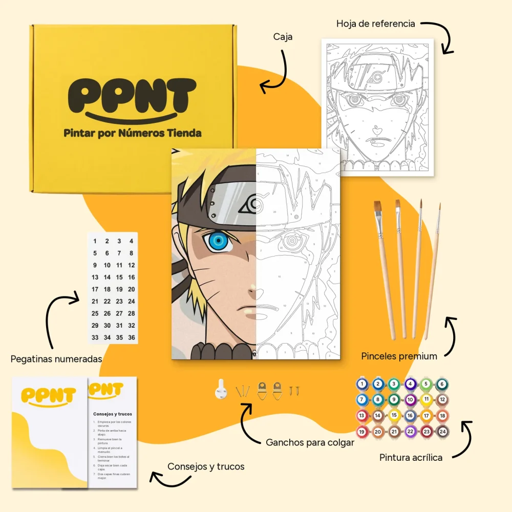 Pintar por Números - Naruto 2