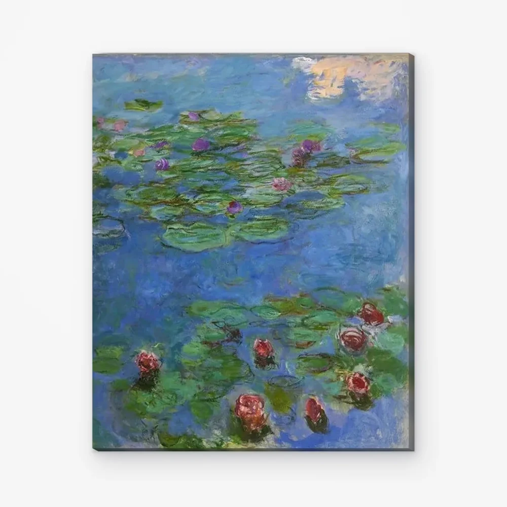Pintar por Números - Nenúfares rojos