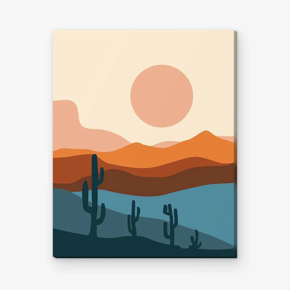 Pintar por Números - Paisaje abstracto - 5