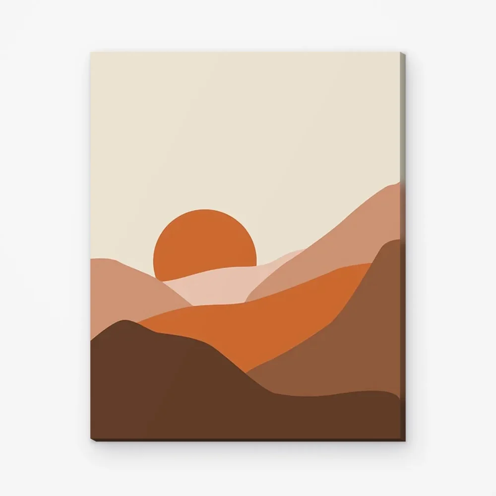 Pintar por Números - Paisaje abstracto - 6