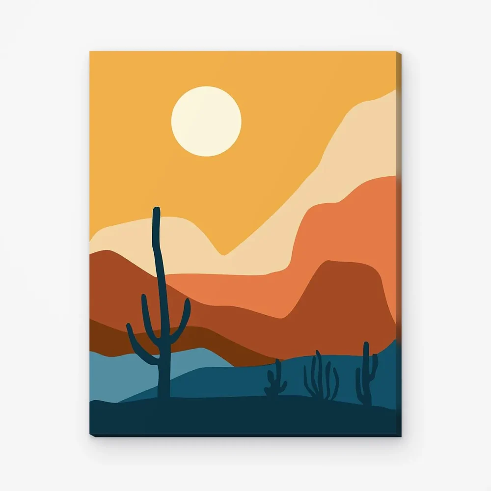 Pintar por Números - Paisaje abstracto - 7