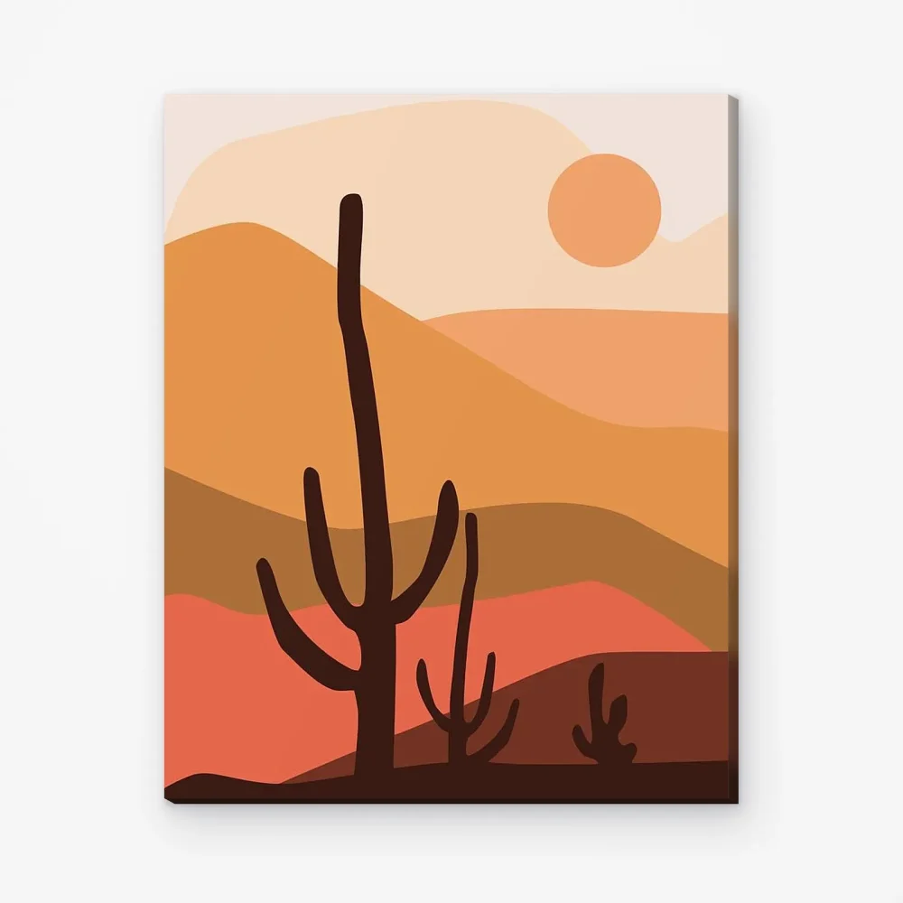 Pintar por Números - Paisaje abstracto - 8